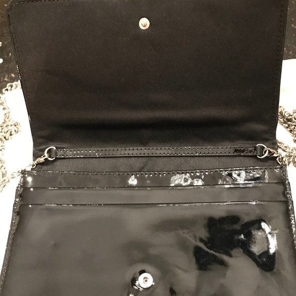 Coach evening bag black/silver excellent condition - Picture 9 of 15